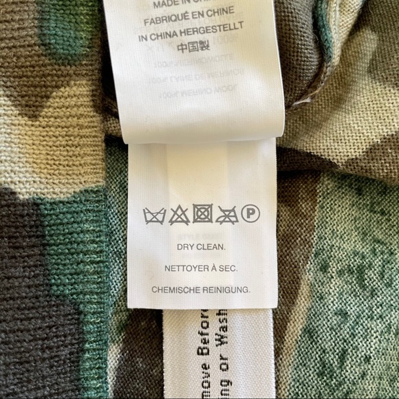 J Crew Merino wool Camo sweater NWOT - Picture 10 of 11